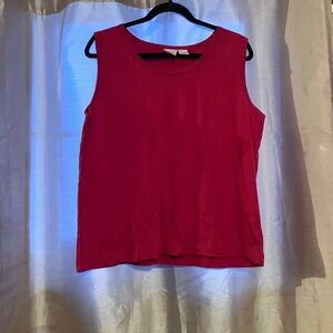 Scott Vibrant Red Tank Top